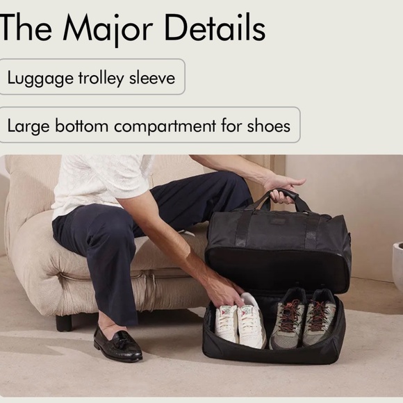 Calpak Black Travel Bag - Picture 3 of 10